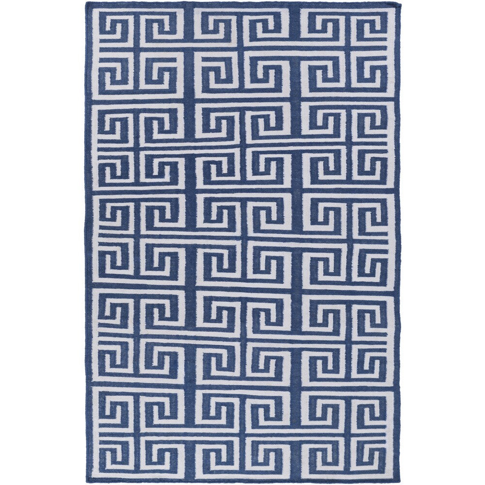 Hand-Woven Solomon Geometric PET Area Rug