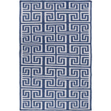 Hand-Woven Solomon Geometric PET Area Rug