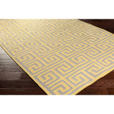 Hand-Woven Solomon Geometric PET Area Rug