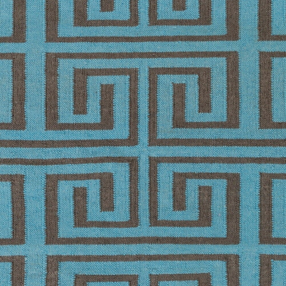 Hand-Woven Solomon Geometric PET Area Rug