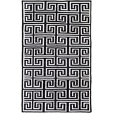 Hand-Woven Solomon Geometric PET Area Rug