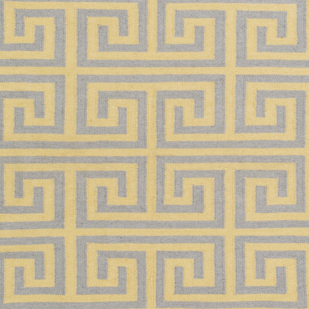 Hand-Woven Solomon Geometric PET Area Rug
