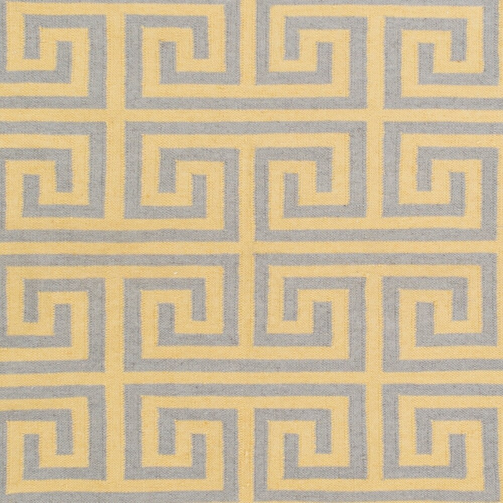 Hand-Woven Solomon Geometric PET Area Rug