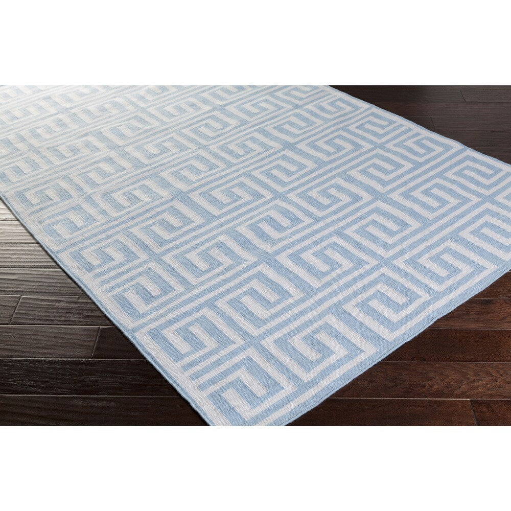 Hand-Woven Solomon Geometric PET Area Rug