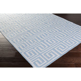 Hand-Woven Solomon Geometric PET Area Rug