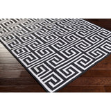 Hand-Woven Solomon Geometric PET Area Rug