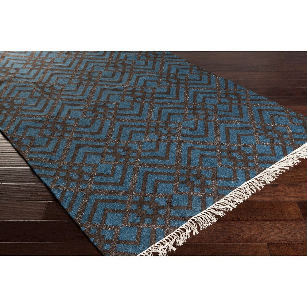 Hand-Woven Stanley Crosshatched Reversible Area Rug - 8' x 10'