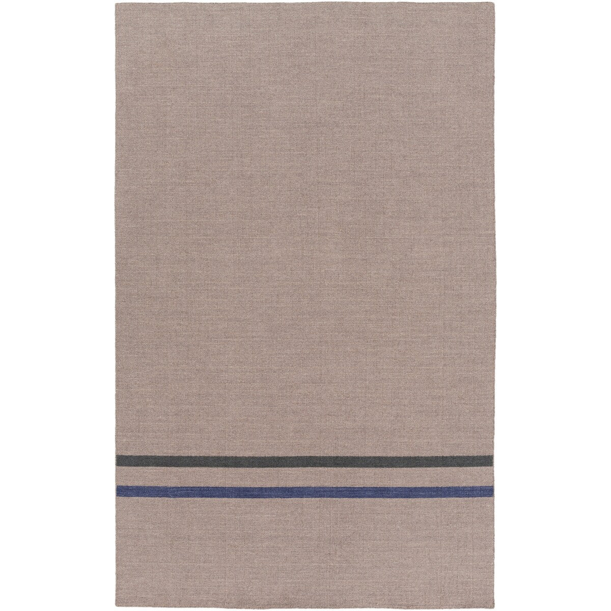 Hand-Woven Sudbury Stripe Indoor Wool Area Rug