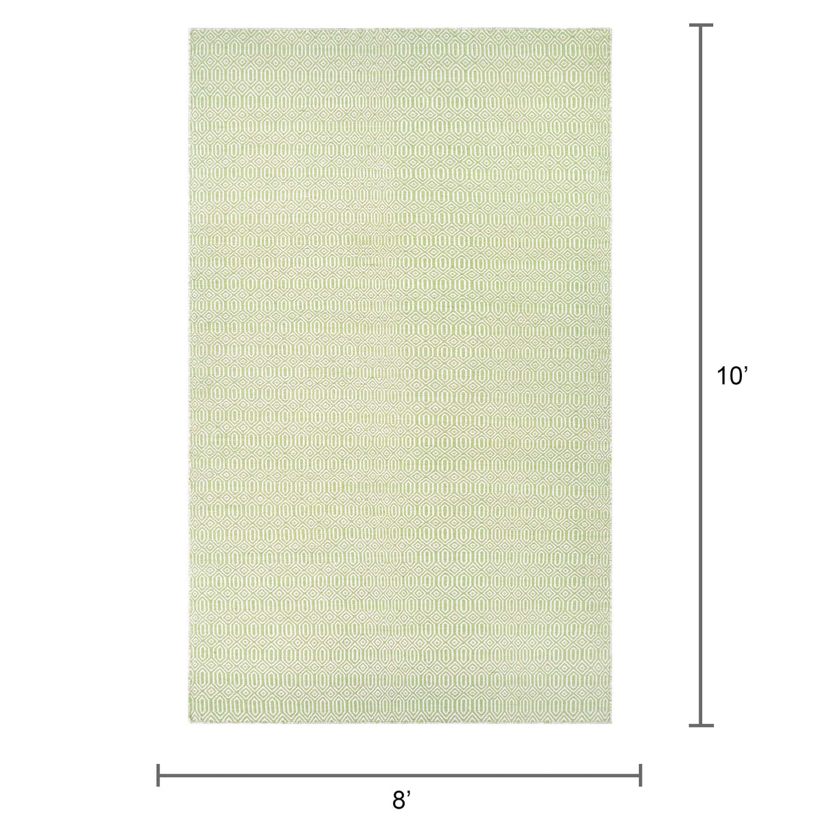 Handmade Villa Circles Indoor/ Outdoor Reversible Area Rug