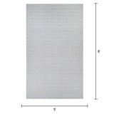 Handmade Villa Circles Indoor/ Outdoor Reversible Area Rug