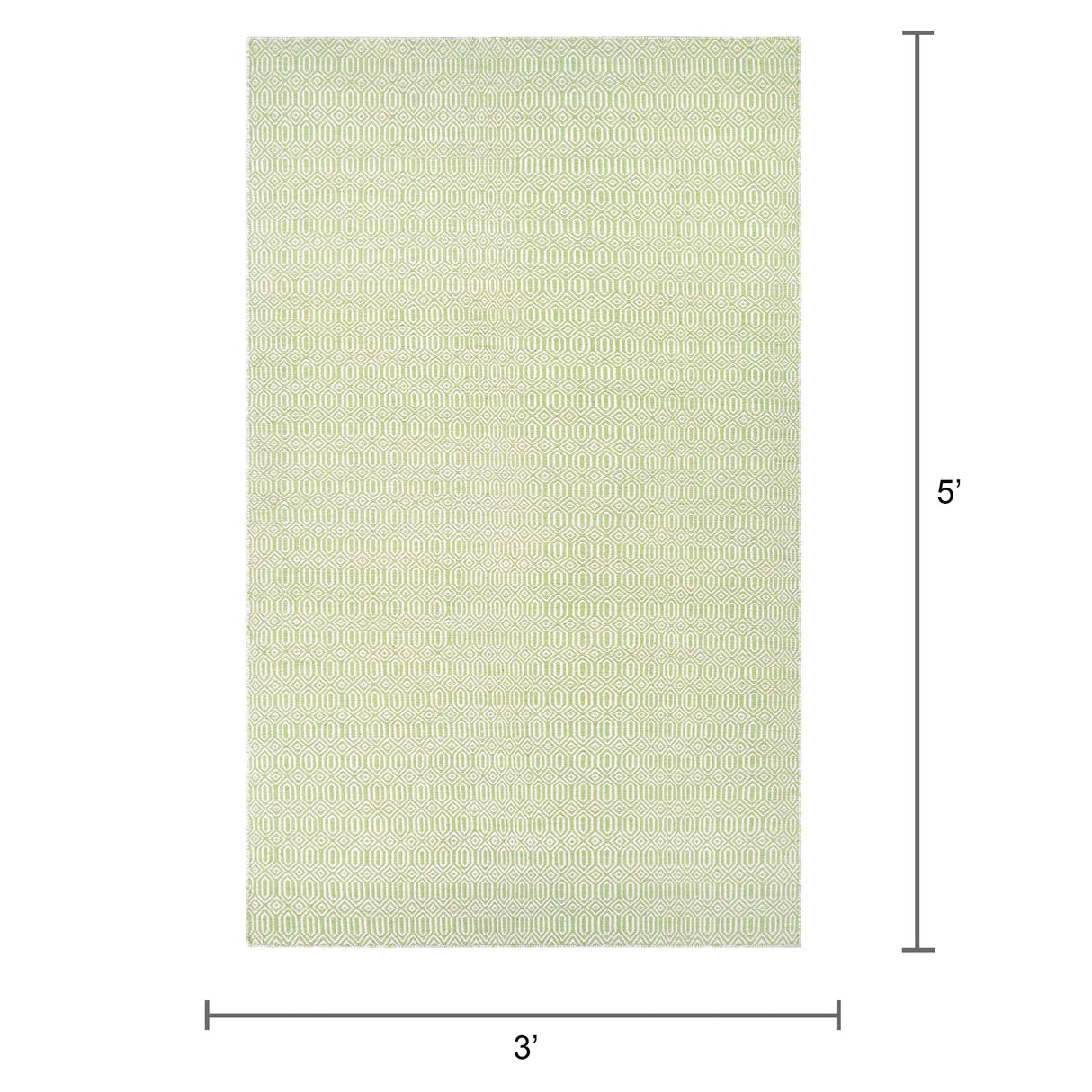 Handmade Villa Circles Indoor/ Outdoor Reversible Area Rug