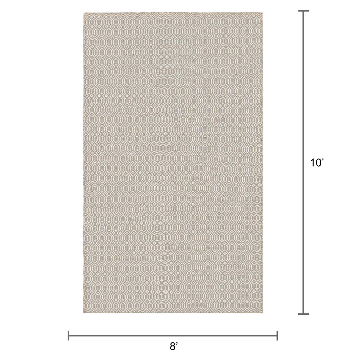 Handmade Villa Circles Indoor/ Outdoor Reversible Area Rug