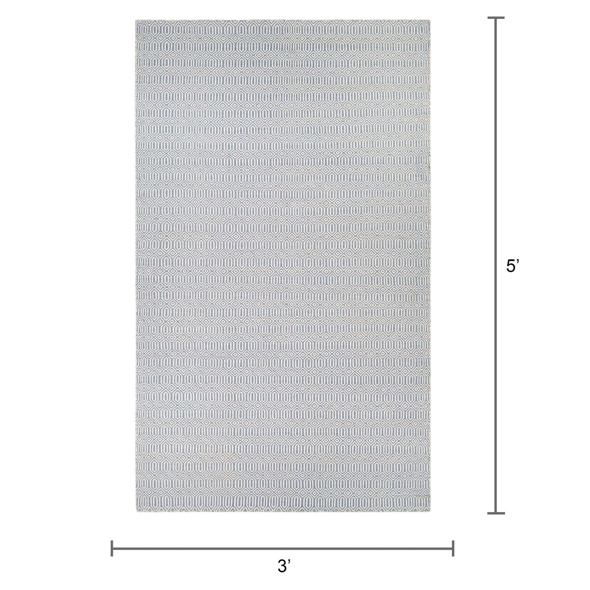 Handmade Villa Circles Indoor/ Outdoor Reversible Area Rug