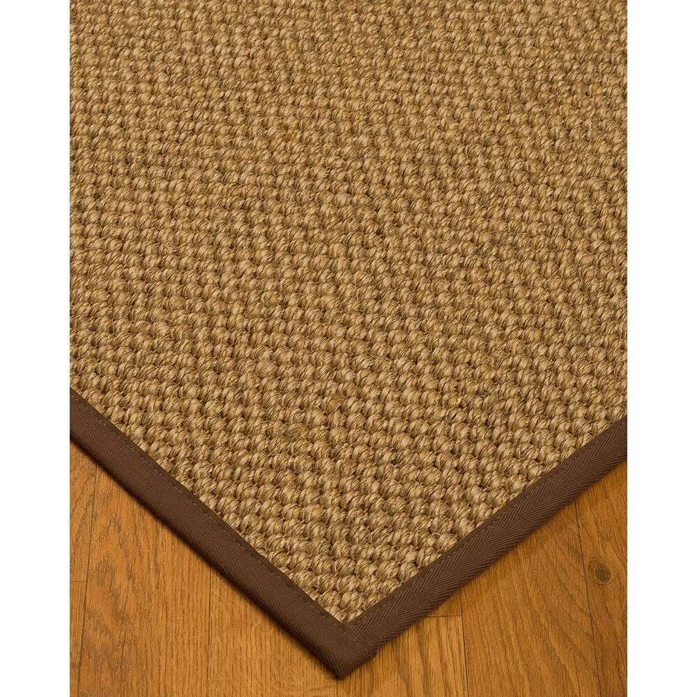 Hand-crafted Fudge Ventura Sisal Rug (8' x 10') - 8' x 10'