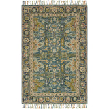 Alexander Home Sahara Ocean Boho Hand-Hooked Area Rug