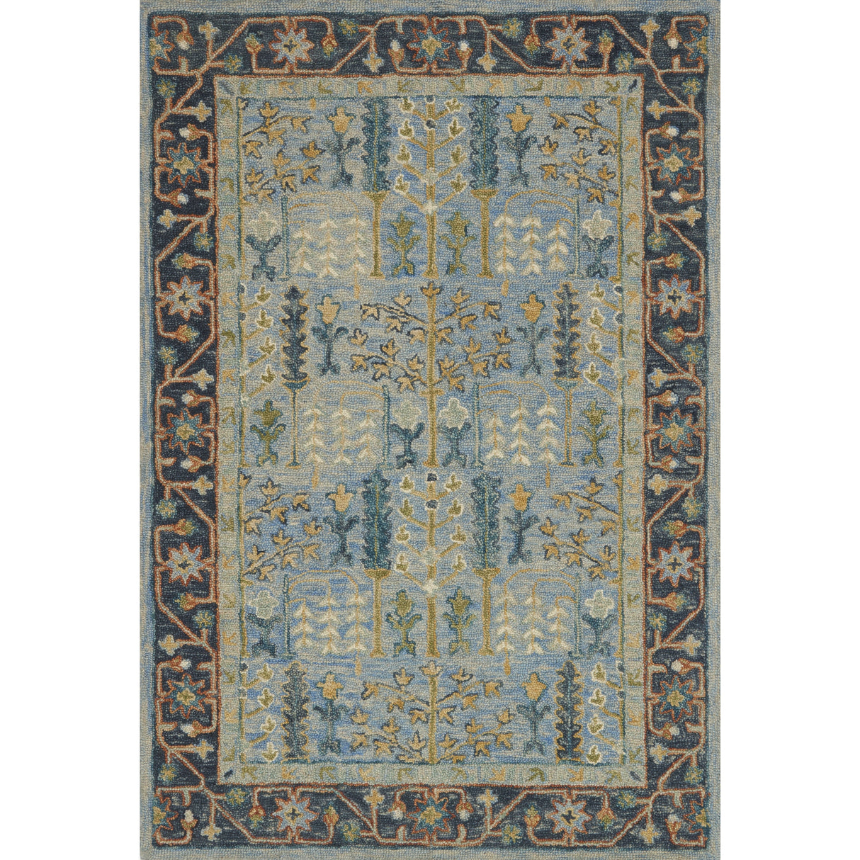 Alexander Home Madeline Wool Hand-hooked Terrace Traditional Rug