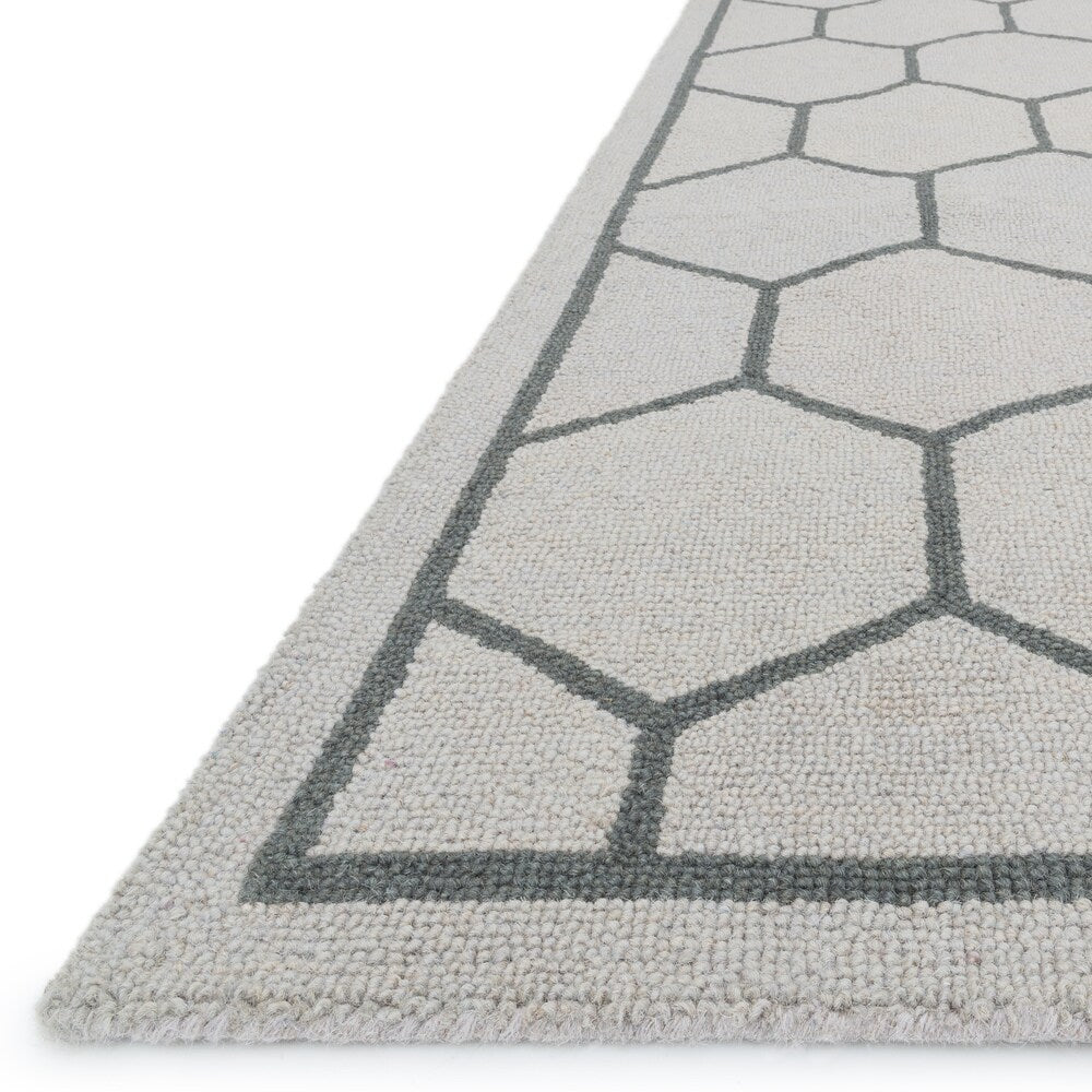 Alexander Home Hand-hooked Hannah Geo Rug