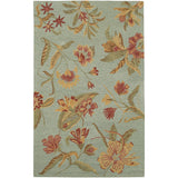 Hand-hooked Lydd New Zealand Wool Area Rug - 5' x 8'