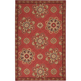 Hand-hooked Mila Contemporary Floral Indoor/ Outdoor Area Rug