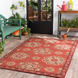 Hand-hooked Mila Contemporary Floral Indoor/ Outdoor Area Rug