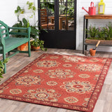 Hand-hooked Mila Contemporary Floral Indoor/ Outdoor Area Rug