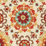 Hand-hooked Natalie Contemporary Floral Indoor/ Outdoor Area Rug