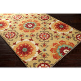 Hand-hooked Natalie Contemporary Floral Indoor/ Outdoor Area Rug