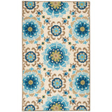 Hand-hooked Natalie Contemporary Floral Indoor/ Outdoor Area Rug