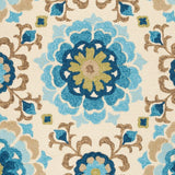 Hand-hooked Natalie Contemporary Floral Indoor/ Outdoor Area Rug