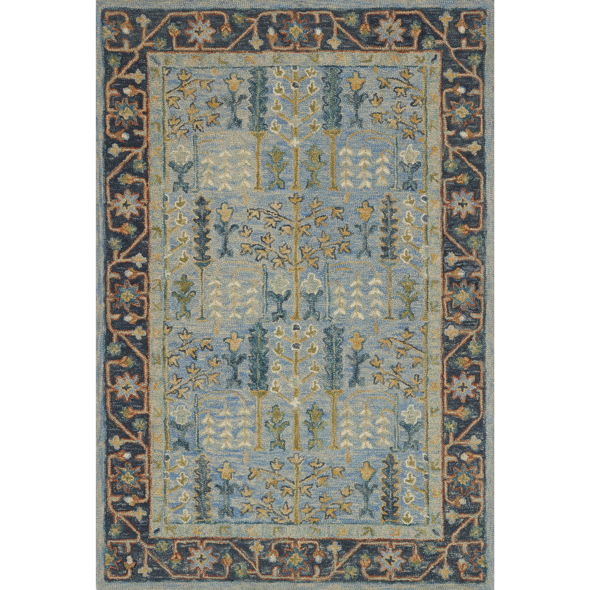 Alexander Home Madeline Wool Hand-hooked Terrace Traditional Rug