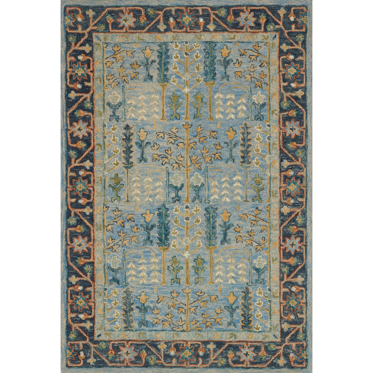 Alexander Home Madeline Wool Hand-hooked Terrace Traditional Rug