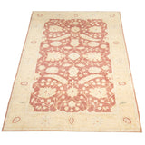 Hand-knotted Anatolian Authentic Red Wool Rug - 8'1" x 11'8"