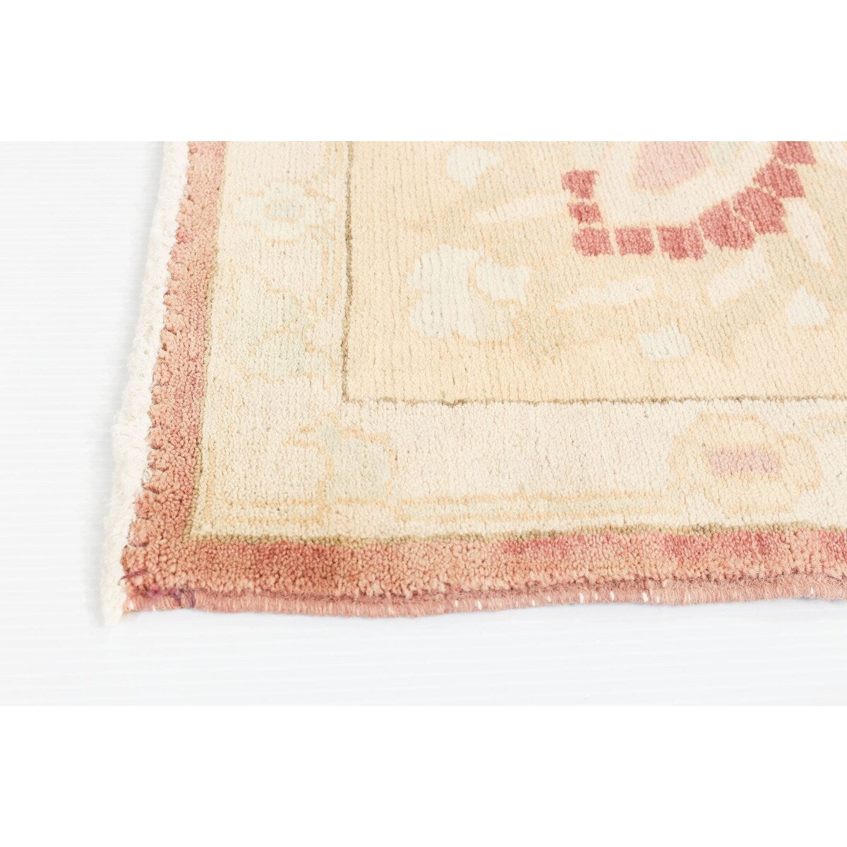 Hand-knotted Anatolian Authentic Red Wool Rug - 8'1" x 11'8"