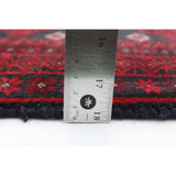 Hand-knotted Authentic Turkish Black Wool Rug - 3'1 x 6'0