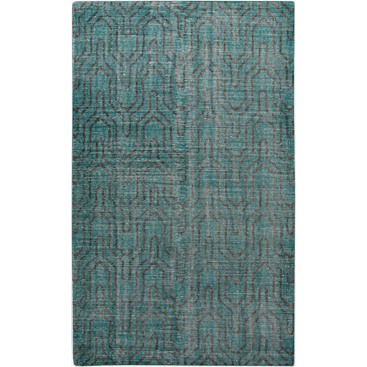 Hand-knotted Bridport Contemporary Wool Area Rug