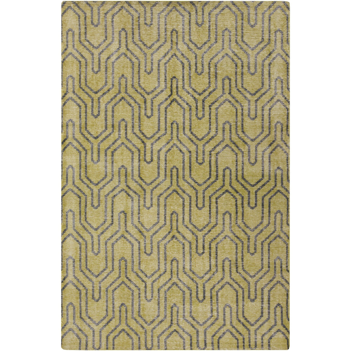 Hand-knotted Bridport Contemporary Wool Area Rug