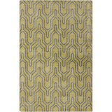 Hand-knotted Bridport Contemporary Wool Area Rug