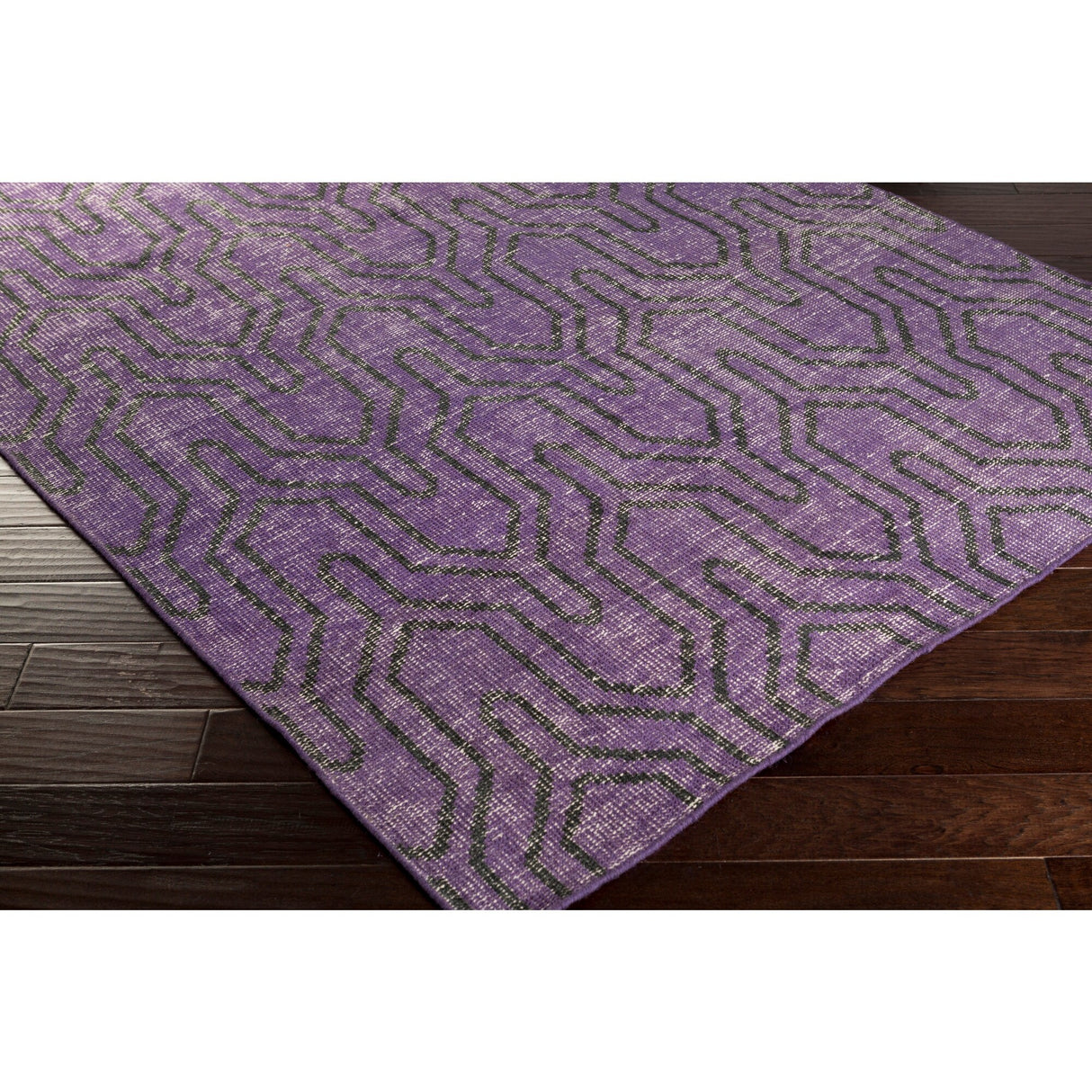 Hand-knotted Bridport Contemporary Wool Area Rug