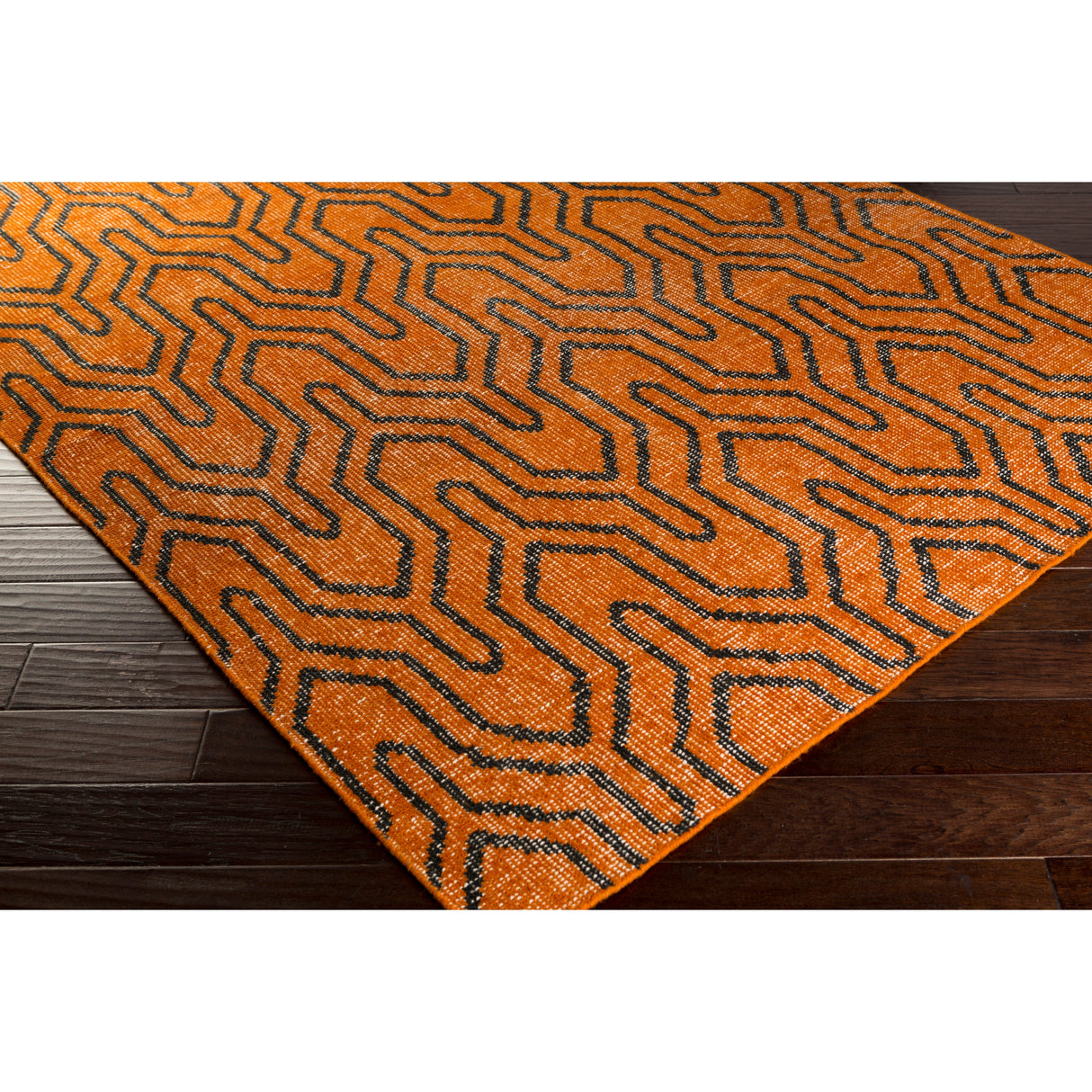 Hand-knotted Bridport Contemporary Wool Area Rug