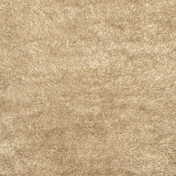 Hand-knotted Casablanca Retro Ivory Viscose, Wool Shag