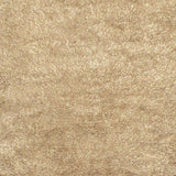 Hand-knotted Casablanca Retro Ivory Viscose, Wool Shag