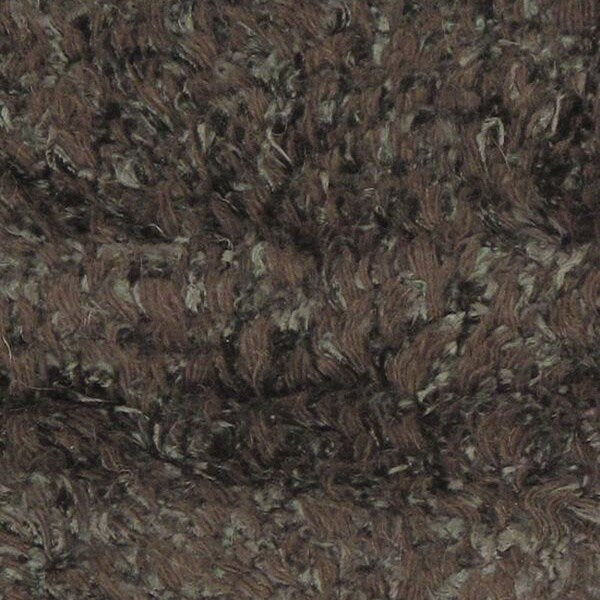 Hand-knotted Casablanca Retro Ivory Viscose, Wool Shag