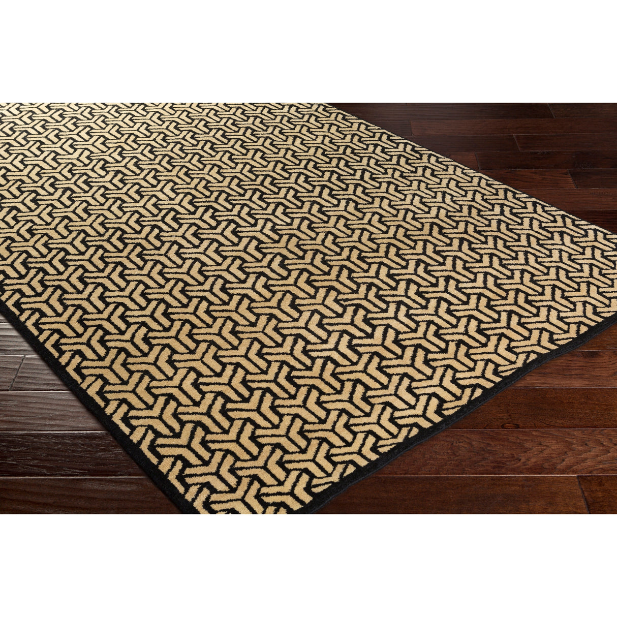 Hand-knotted Cochran Viscose Area Rug - 4' x 6' - 4' x 6'