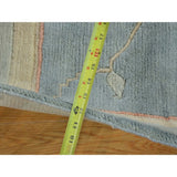 Hand-knotted Denim Blue Modern Nepali Oriental Rug (6' x 8'6)