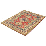Hand-knotted Finest Gazni Red Rug - ECARPETGALLERY - 5'2 x 6'2