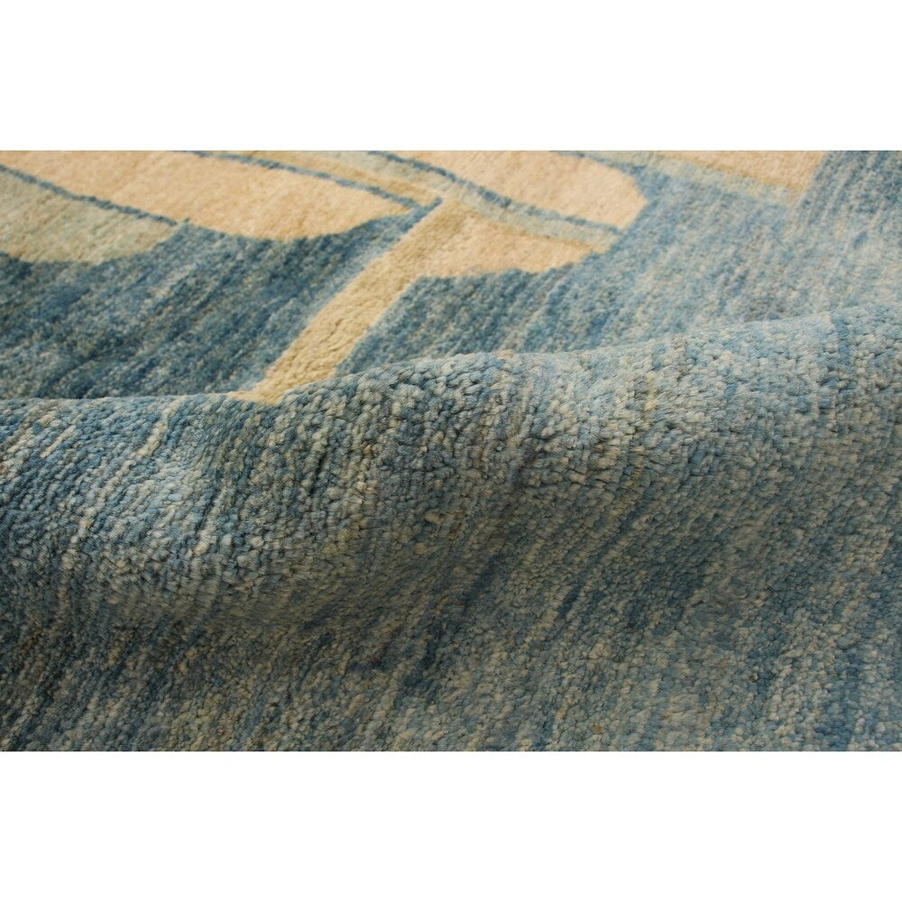 Hand-knotted Ziegler Chobi Cream Wool Rug - 9'2" x 11'7"/9'2 x 11'7