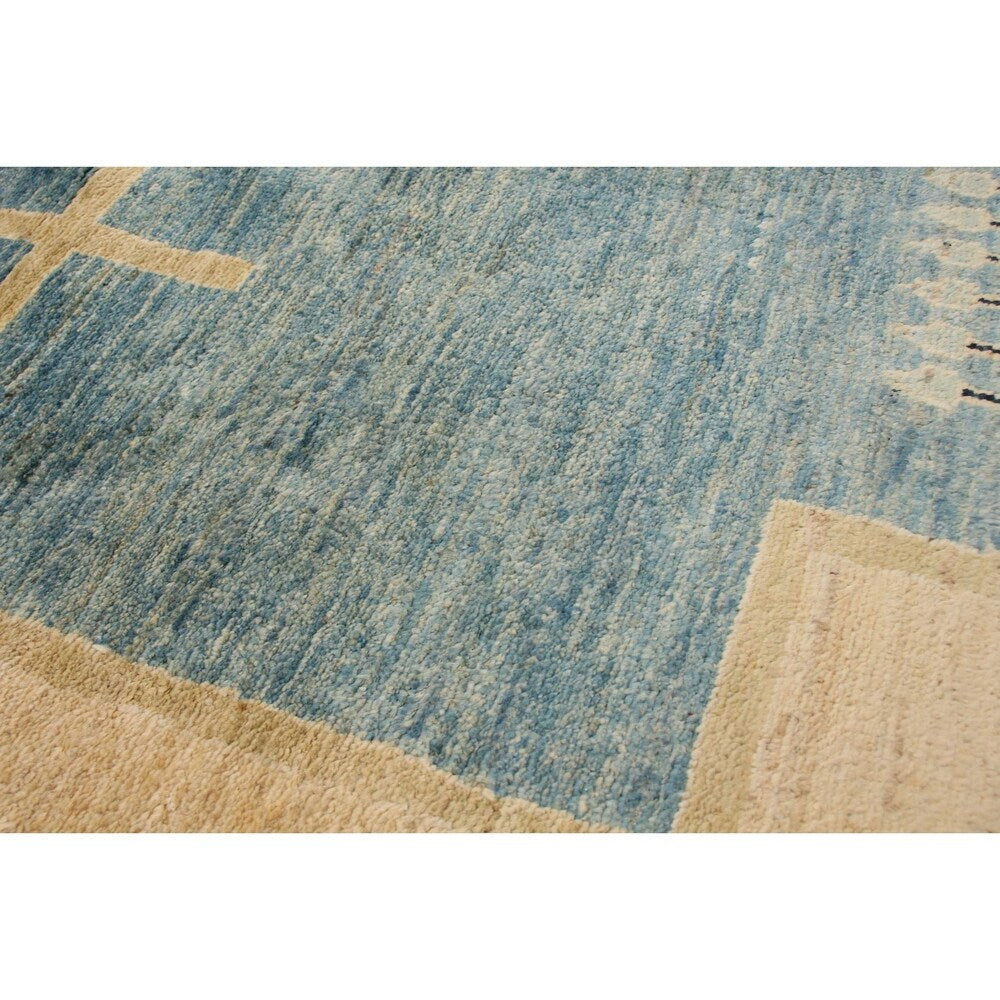 Hand-knotted Ziegler Chobi Cream Wool Rug - 9'2" x 11'7"/9'2 x 11'7
