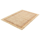 Hand-knotted Keisari Vintage Cream Wool Rug - 6'5" x 9'5"/6'5 x 9'5