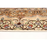Hand-knotted Keisari Vintage Cream Wool Rug - 6'5" x 9'5"/6'5 x 9'5