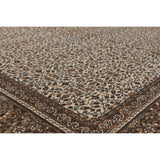 Hand-knotted Keisari Vintage Cream Wool Rug - 6'5 x 9'4